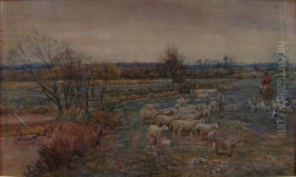 The Hunt Passing By Oil Painting by Claude Hayes