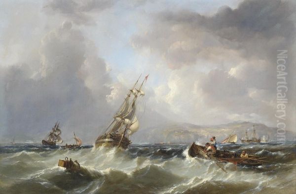 The Brig Oil Painting by Edwin Hayes