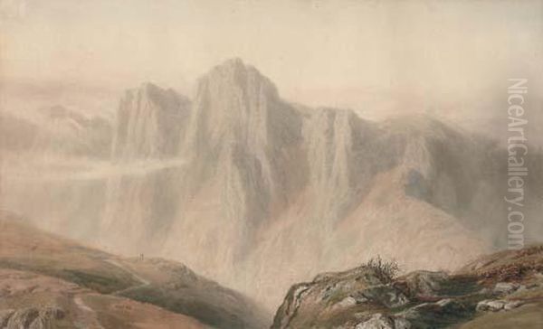 The Misty Hills Oil Painting by Frederick William Hayes