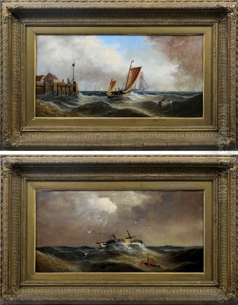 Marine Scenes Oil Painting by G. Hayes