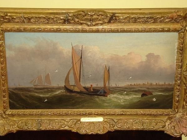 A Marine Scene, Signed Oil Painting by George Hayes