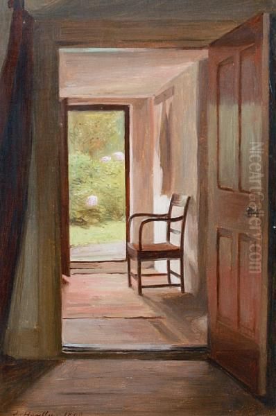 Side Entrance To Farmhouse Oil Painting by Jessica Hayllar