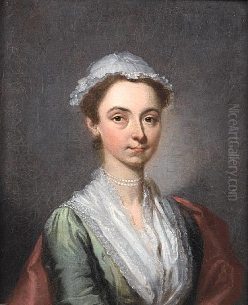 Portrait Of A Lady Oil Painting by Francis Hayman