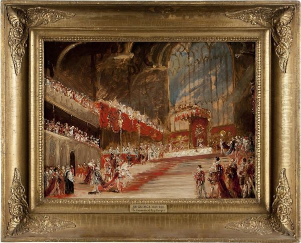 The Coronation Of King George Iv Oil Painting by Sir George Hayter