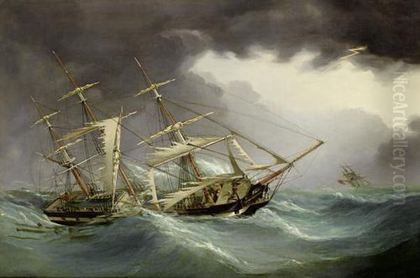 The Full-rigged Oil Painting by Joseph Heard