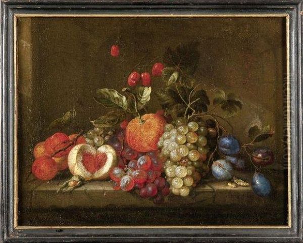 Nature Morte Aux Fruits Oil Painting by Heem De Jan Davidsz & Studio