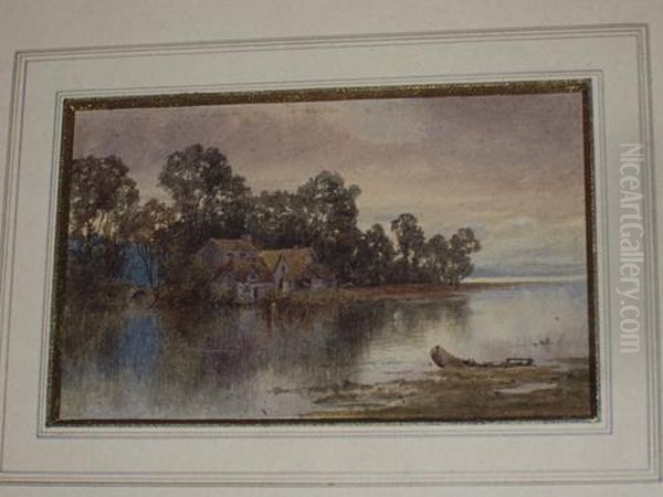 Near Pangbourne Oil Painting by Karl Heffner