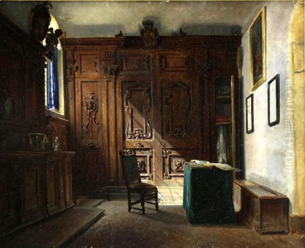 Interieur Eines Ankleidezimmers Oil Painting by Heinrich Heger