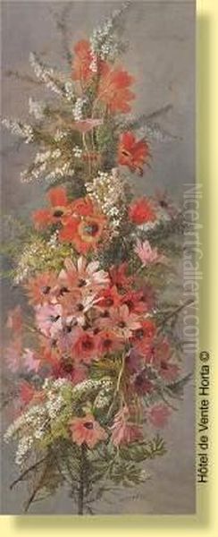 Composition Florale Oil Painting by Maria Teresa Hegg