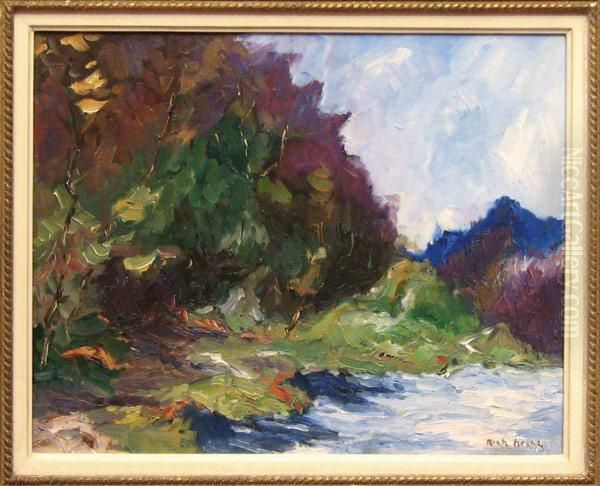 Riviere A Sy Oil Painting by Richard Heintz