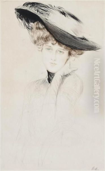 Miss Chancey Oil Painting by Paul Cesar Helleu