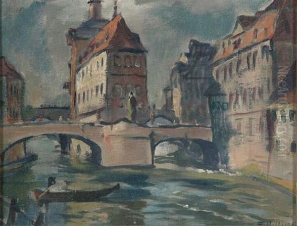 Bamberg Oil Painting by Rudolf Hellwag