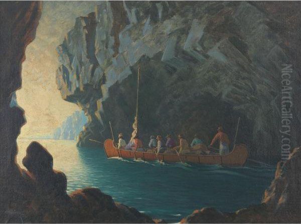 Canadian Pioneers Oil Painting by Arthur Henry Howard Heming