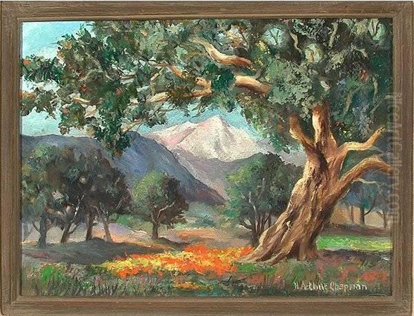 Mt. San Jacinto Oil Painting by Arthur Henry Howard Heming