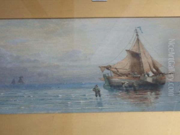 Scheveningen Oil Painting by Edmund Henderson