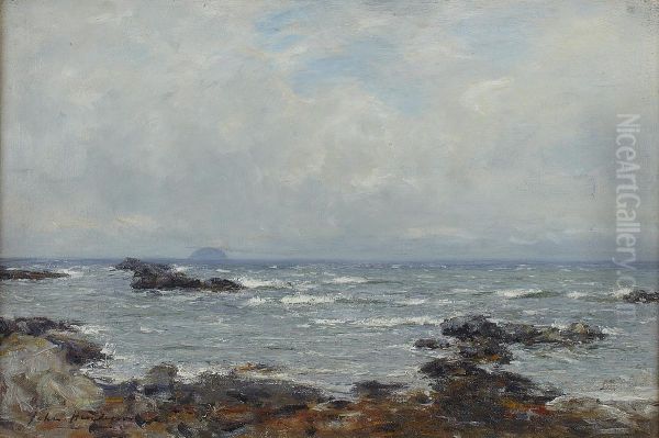 The Ayrshire Coast And Ailsa Craig Oil Painting by John Henderson