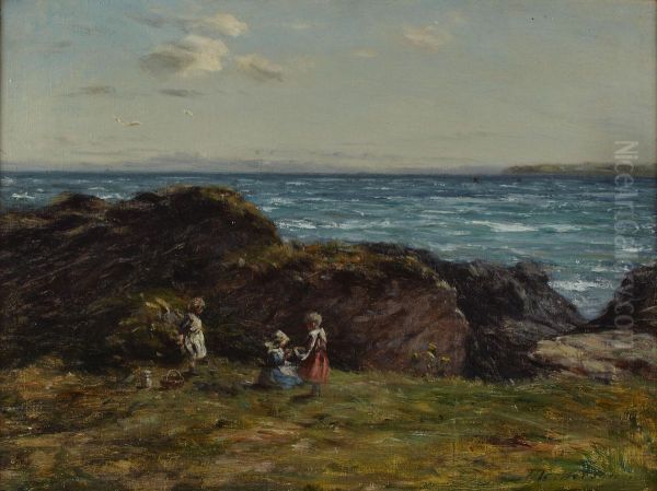 Picnic By The Sea Oil Painting by Joseph Henderson