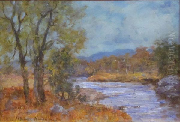 The River Spean Oil Painting by Joseph Henderson