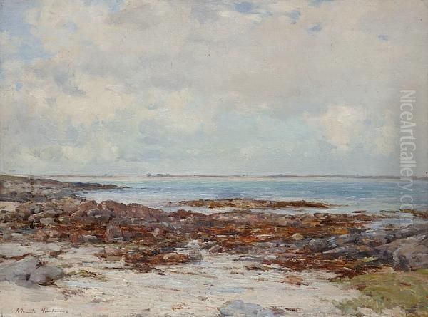 Low Tide Tiree Oil Painting by Joseph Henderson