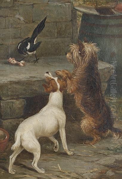 Stolen; Retrieved, A Pair Oil Painting by William Henderson