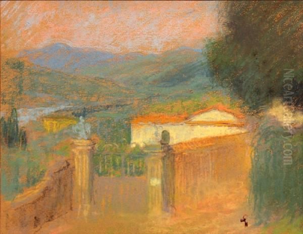 Florence, Italy Oil Painting by William Penhallow Henderson