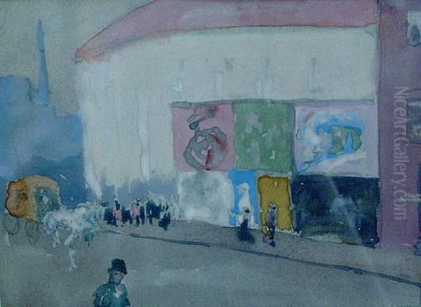 Sports Arena, Boston Oil Painting by William Penhallow Henderson