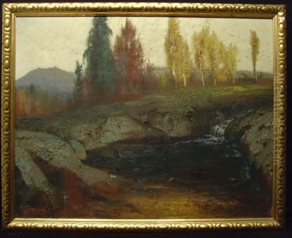 Herbsttag Im Riesengebirge Oil Painting by Hermann Hendrich