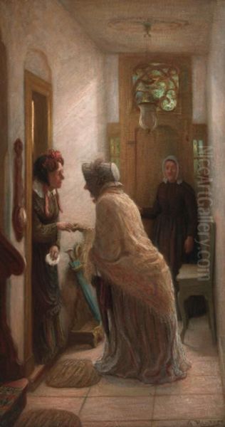 The Visit Oil Painting by Gerke Henkes