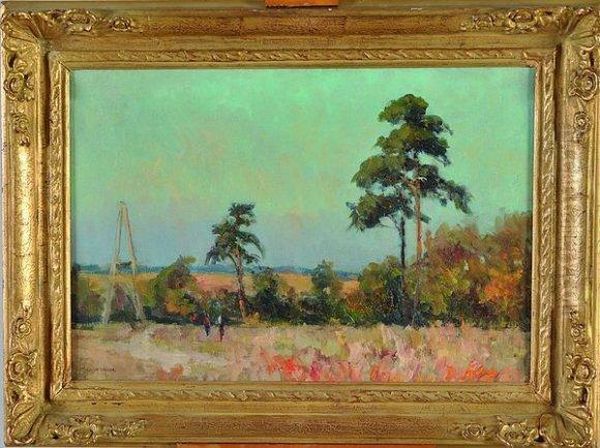 paysage D'automne Oil Painting by Narcisse Henocque