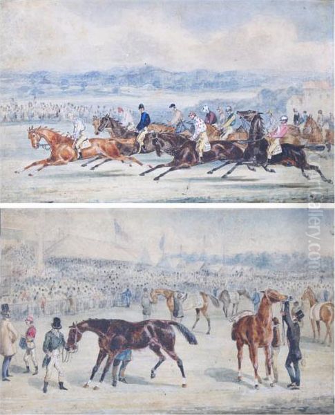 Le Champ De Courses Oil Painting by Samuel Henry Alken