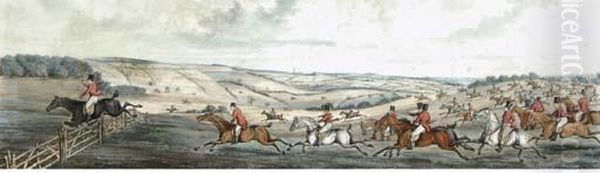 The Leicestershire Covers: Four Plates Oil Painting by Samuel Henry Alken