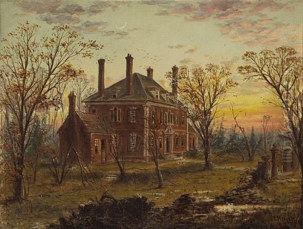 The Ruins Of Old On The James River Oil Painting by Edward Lamson Henry