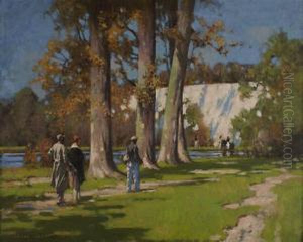 In The Park Oil Painting by George Henry