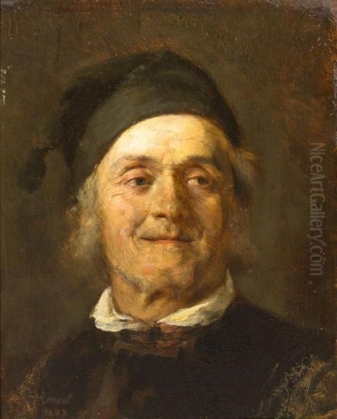 Portrait Of A Man Oil Painting by Wilhelm Hensel