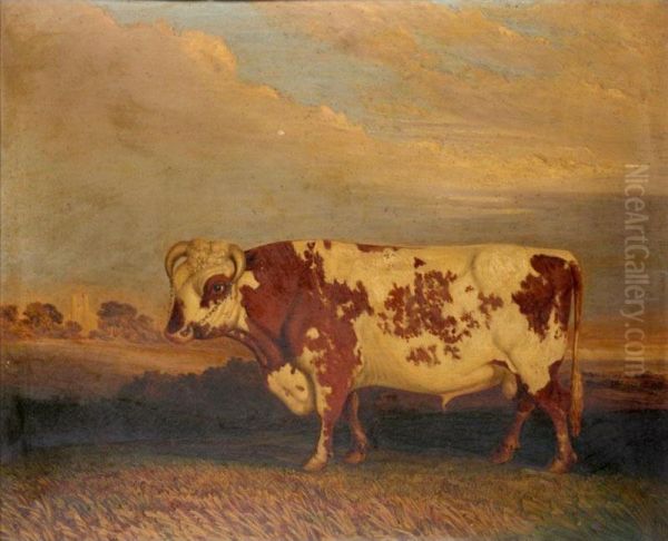 The Prize Bull Oil Painting by Thomas Henwood