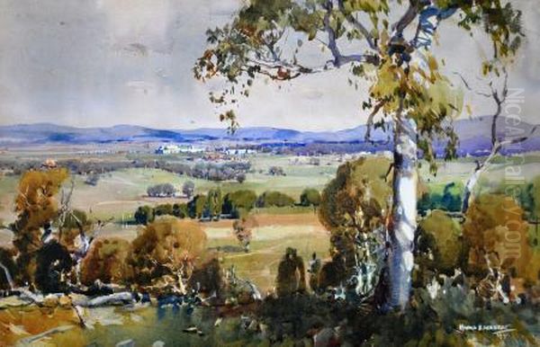 Landscape Oil Painting by Harold Brocklebank Herbert