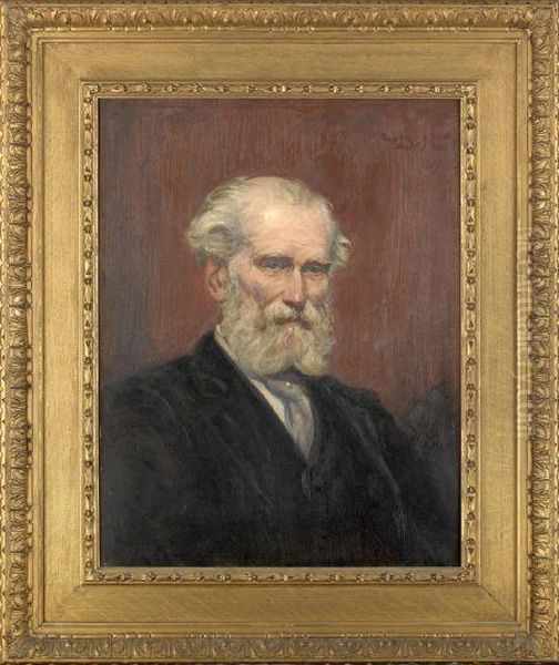 Portrait Of A.halliday Douglas Oil Painting by Robert Duddingstone Herdman