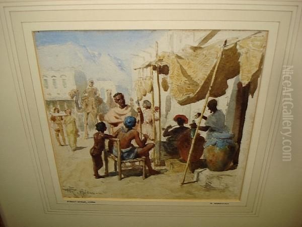 Aden Oil Painting by Robert Duddingstone Herdman