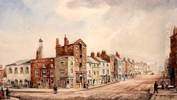 Lord Street, South Side Oil Painting by William Gawin Herdman