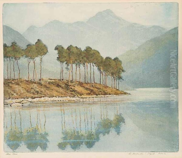 Blea Tarn Oil Painting by Robert Herdman-Smith