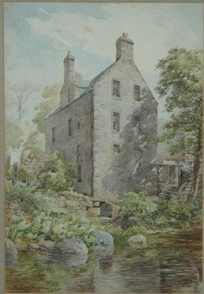 Gill Snu Mill Oil Painting by James Heron