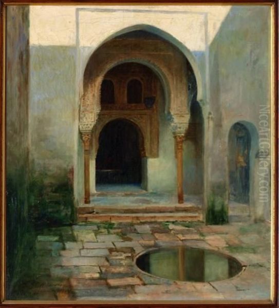 Granada Oil Painting by Mateo Herrera