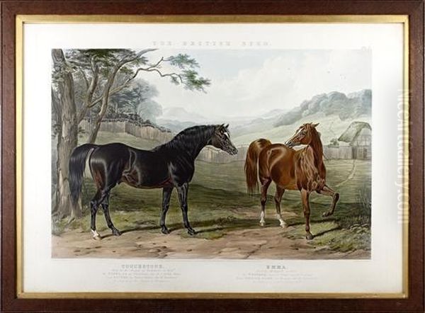 The British Stud Oil Painting by J.F. Herrings Herrings Sen.