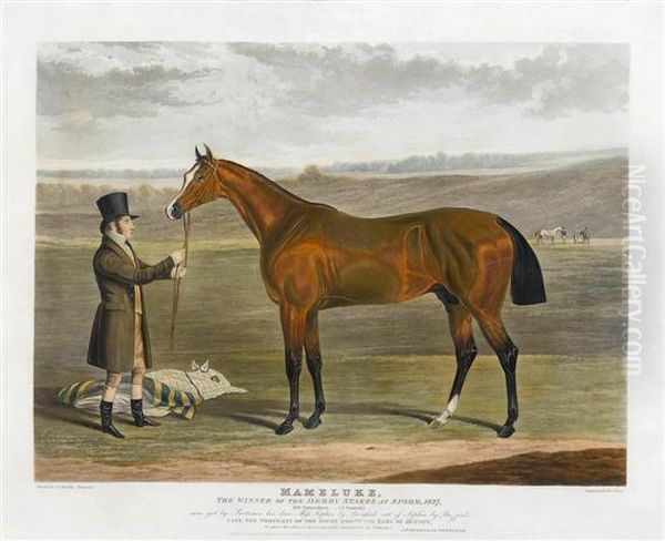 Hunting And Horse Racing Oil Painting by J.F. Herrings Herrings Sen.