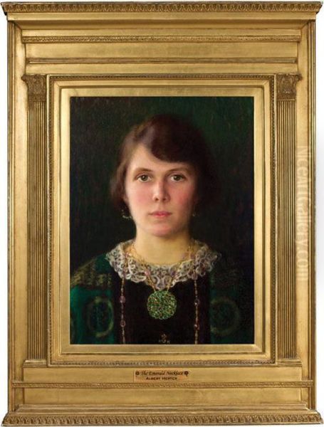 The Emerald Necklace Oil Painting by Albert Herter