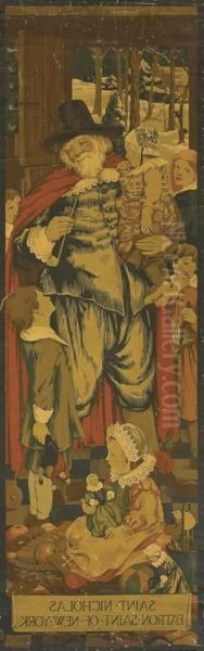 Saint Nicholas, Patron Saint Of New York by Albert Herter