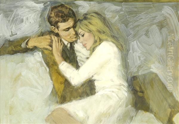 The Embrace Oil Painting by John Heseltine