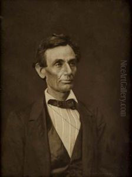 Abraham Lincoln Oil Painting by Alexander Hesler