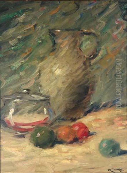 Stilleben Mit Fruchten Oil Painting by Rudolph Hesse