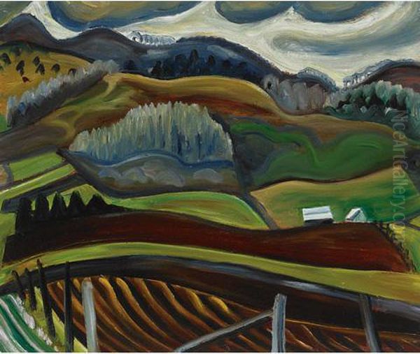 Eastern Townships Oil Painting by Prudence Heward